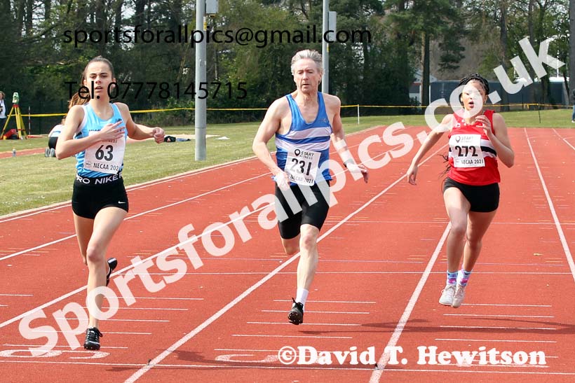 200 metres, 2021 NECAA Open Graded Meeting, Morpeth. Photo: David T. Hewitson/Sports for All Pics